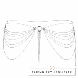 Bijoux Indiscrets Magnifique Srebrny Pas Biżuteryjny na Talię, Regulowany Bijoux Indiscrets