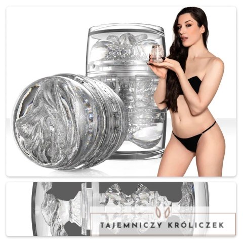Fleshlight Quickshot Stoya - Kompaktowa maszyna intymna, transparentna Fleshlight