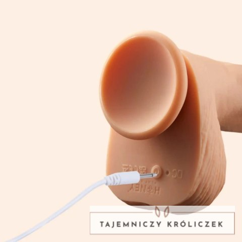HoneyPlayBox Kenzo 23,9 cm - automatyczny model z funkcją ruchu i przyssawką HoneyPlayBox