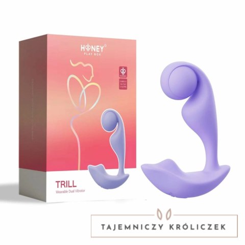 HoneyPlayBox Trill Wearable Wibrujący System z Czujnikiem Nacisku Fioletowy HoneyPlayBox