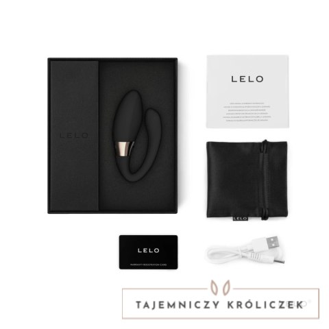 LELO Tiani Harmony Black - Masażer dla par, sterowany aplikacją, czarny Lelo