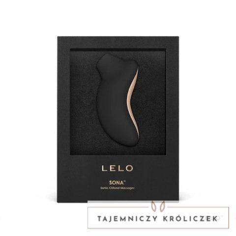 Lelo Sona Black - stymulator soniczny, 8 programow, silikon Lelo