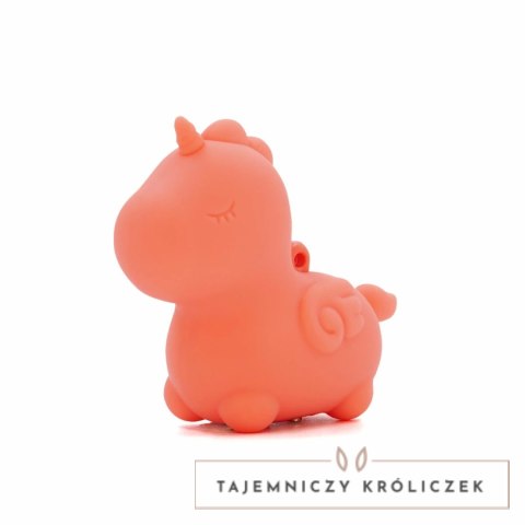 Unihorn Mini Peachy Pony - kompaktowy masażer wielofunkcyjny rożowy Creative Conceptions