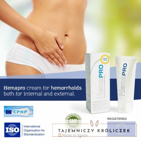 500 Cosmetics Hemapro krem pielęgnacyjny na hemoroidy 75ml 500COSMETICS
