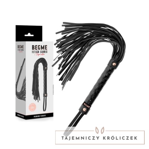 BEGME Flogger Black Edition - bat z wegańskiej skory, lekki i wytrzymały BEGME