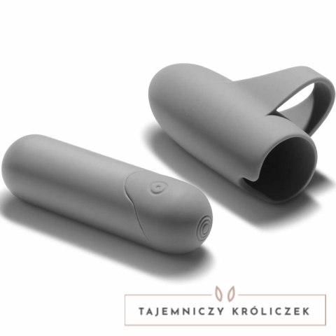 Bijoux Indiscrets Bullet 10 - Wibrujący mini masażer 10 trybow szary BIJOUX