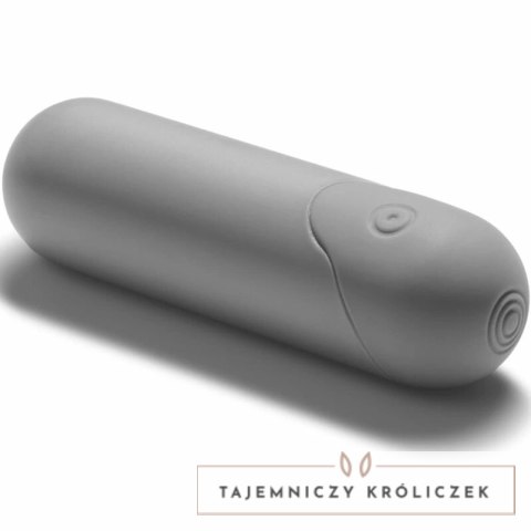 Bijoux Indiscrets Bullet 10 - Wibrujący mini masażer 10 trybow szary BIJOUX