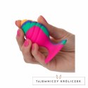 CalExotics Cheeky Medium Tie Dye - silikonowy korek z przyssawką 7,5 cm CALEXOTICS