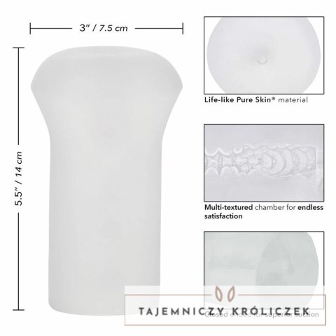 CalExotics Infinite Pleasure System Transparentny 14 cm TPE CALEXOTICS