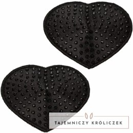 CalExotics Radiance osłony na biust, serca, wielokrotnego użytku, srebrne CALEXOTICS