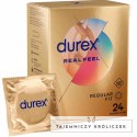 Durex RealFeel 24 szt. prezerwatywy bez lateksu, naturalny kontakt Durex