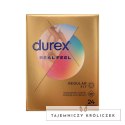 Durex RealFeel 24 szt. prezerwatywy bez lateksu, naturalny kontakt Durex