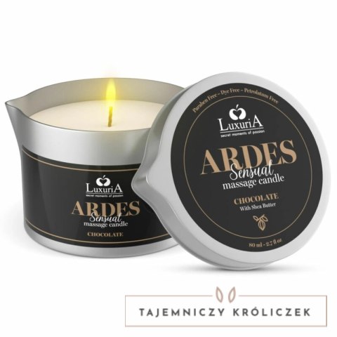 Intimateline Luxuria świeca do masażu czekoladowa masło shea 80g INTIMATELINE