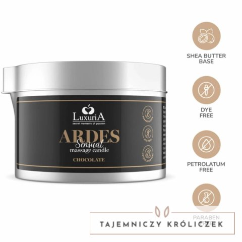 Intimateline Luxuria świeca do masażu czekoladowa masło shea 80g INTIMATELINE
