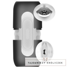 Jamyjob Turbo - Podwojna maszyna intymna z dwoma otworami TPE ABS JAMYJOB