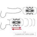 Jamyjob Turbo - Podwojna maszyna intymna z dwoma otworami TPE ABS JAMYJOB