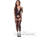 Livco Corsetti Fashion Abril LC 20242 zestaw gorset i stringi L/XL czarny LIVCO CORSETTI
