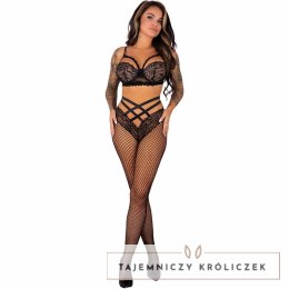 Livco Corsetti Fashion Faxandra LC90742 Rajstopy siateczkowe czarne L/XL LIVCO CORSETTI