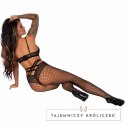 Livco Corsetti Fashion Faxandra LC90742 Rajstopy siateczkowe czarne L/XL LIVCO CORSETTI