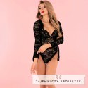 Livco Corsetti Silomin LC 1401 Komplet Body z Paskiem Czarny One Size LIVCO CORSETTI