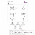 Livco Corsetti Snehana komplet bielizny czarny L/XL koronka 3-częściowy LIVCO CORSETTI