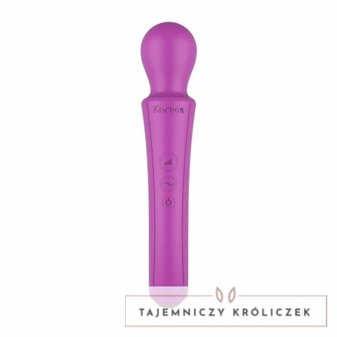 XOCOON Zakrzywiona Rożdżka do Masażu Fuksja - 10 Trybow, USB XOCOON
