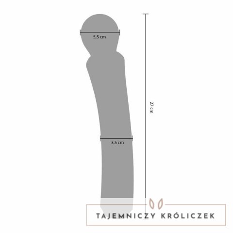 XOCOON Zakrzywiona Rożdżka do Masażu Fuksja - 10 Trybow, USB XOCOON