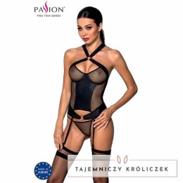 Passion Amanda gorset skora ekologiczna S/M złote detale Passion