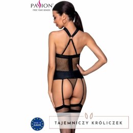 Passion Amanda gorset skora ekologiczna S/M złote detale Passion