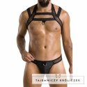 Passion Jacob Black L/XL - Komplet bielizny z poliuretanu Oeko-Tex Passion