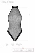 Passion Moonlight Body z otwartym krokiem, czarne, rozmiary S-XXXL Passion