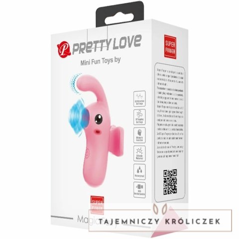 Pretty Love Magic Fairy Mini - Wibrator Falowy USB, wodoodporny, 10 trybow PRETTY LOVE