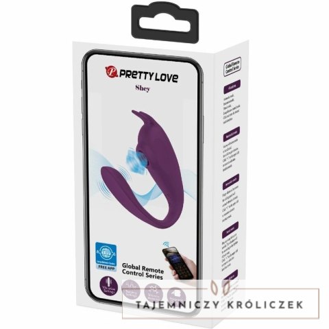 Pretty Love Shey - inteligentny stymulator z aplikacją, fioletowy PRETTY LOVE