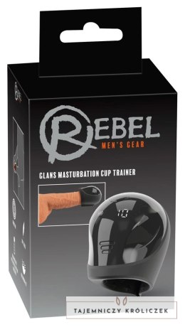 Rebel Glans Cup Trainer - trenażer z wibracjami, silikonowy, 10 trybow Rebel