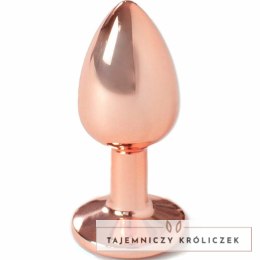 Secret Play Metalowy korek ozdobny rożowe złoto 7cm mały rozmiar SECRETPLAY