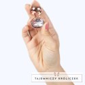 Secret Play Metalowy korek ozdobny rożowe złoto 7cm mały rozmiar SECRETPLAY