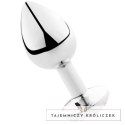 SecretPlay Korek aluminiowy przezroczysty 7 cm - elegancki design SECRETPLAY