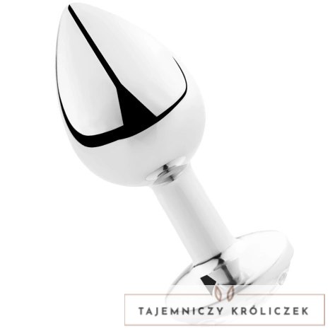 SecretPlay Korek aluminiowy przezroczysty 7 cm - elegancki design SECRETPLAY