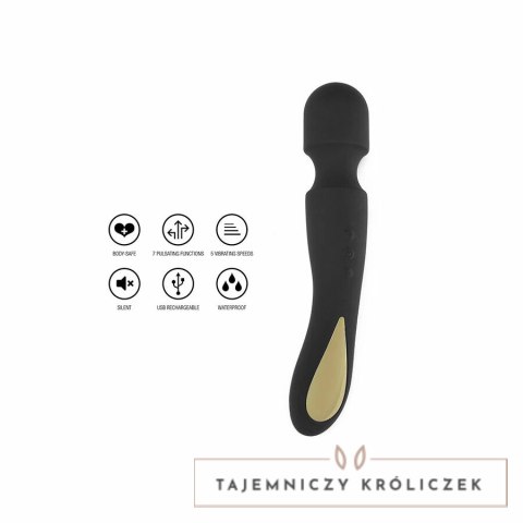 TOYJOY Zenith Light masażer wand czarny z 7 trybami LED 23 cm TOYJOY