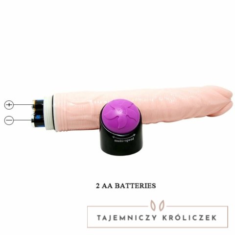 Baile Adour Club wibrator 23 cm naturalny, wielostopniowa regulacja BAILE