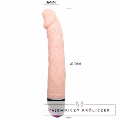 Baile Adour Club wibrator 23 cm naturalny, wielostopniowa regulacja BAILE