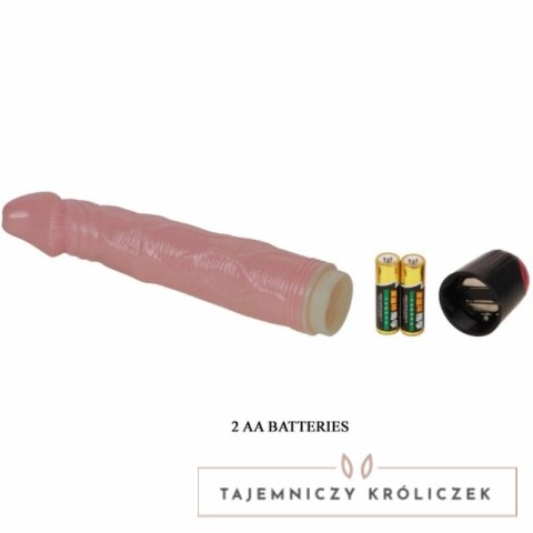 Baile Multi-Speed Intymny Masażer TPR Naturalny Kolor 22 cm BAILE