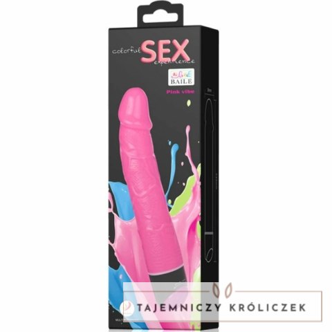 Baile Vibrator anatomiczny rożowy 23,3 cm regulacja prędkości BAILE