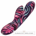 CalExotics Menage Moi dwustronny wibrator rożdżka USB 21cm fioletowy CALEXOTICS