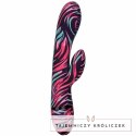 CalExotics Menage Moi dwustronny wibrator rożdżka USB 21cm fioletowy CALEXOTICS