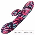 CalExotics Menage Moi dwustronny wibrator rożdżka USB 21cm fioletowy CALEXOTICS