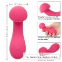 CalExotics Pixies Exciter rożowy - silikonowy masażer dwustronny 10 trybow CALEXOTICS