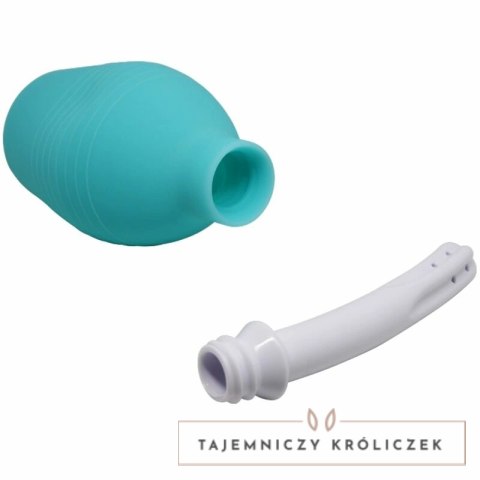 MR PLAY Gruszka do higieny analnej silikonowa niebieska 220 ml MR PLAY