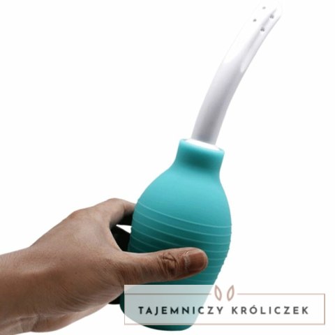 MR PLAY Gruszka do higieny analnej silikonowa niebieska 220 ml MR PLAY
