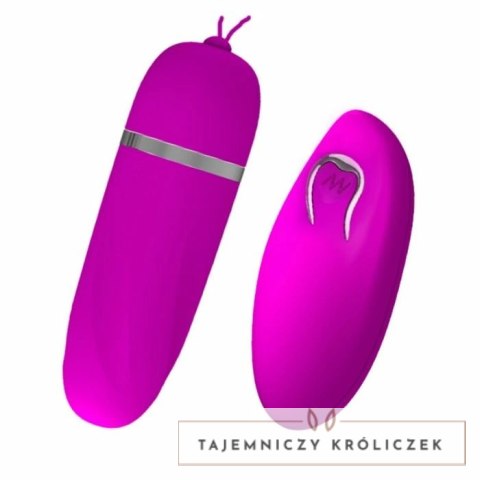 Pretty Love Debby - Jajeczko Wibrujące z Pilotem, 12 Trybow, Liliowe PRETTY LOVE